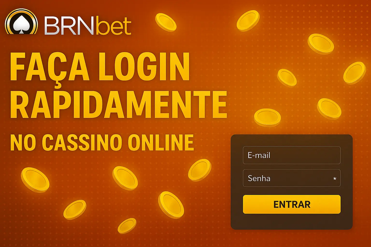 Criar uma nova Conta no plataforma BRNBET